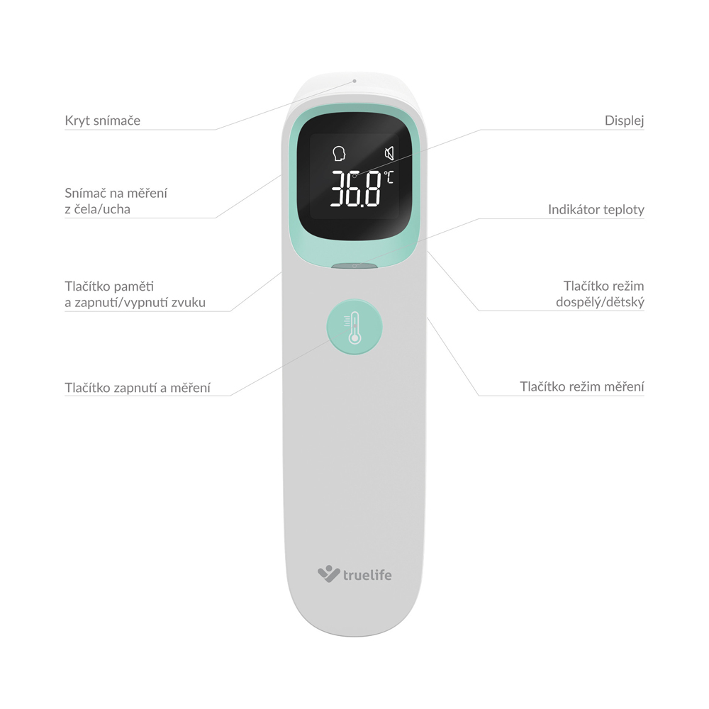 TRUELIFE Thermomètre sans contact Care Q9 – Image 4