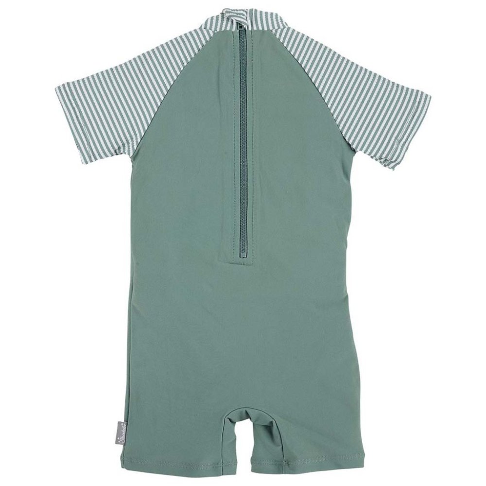 STERNTALER Combinaison de bain zippée manches courtes UV 50+ requin vert garçon taille 80 9-12m – Image 3