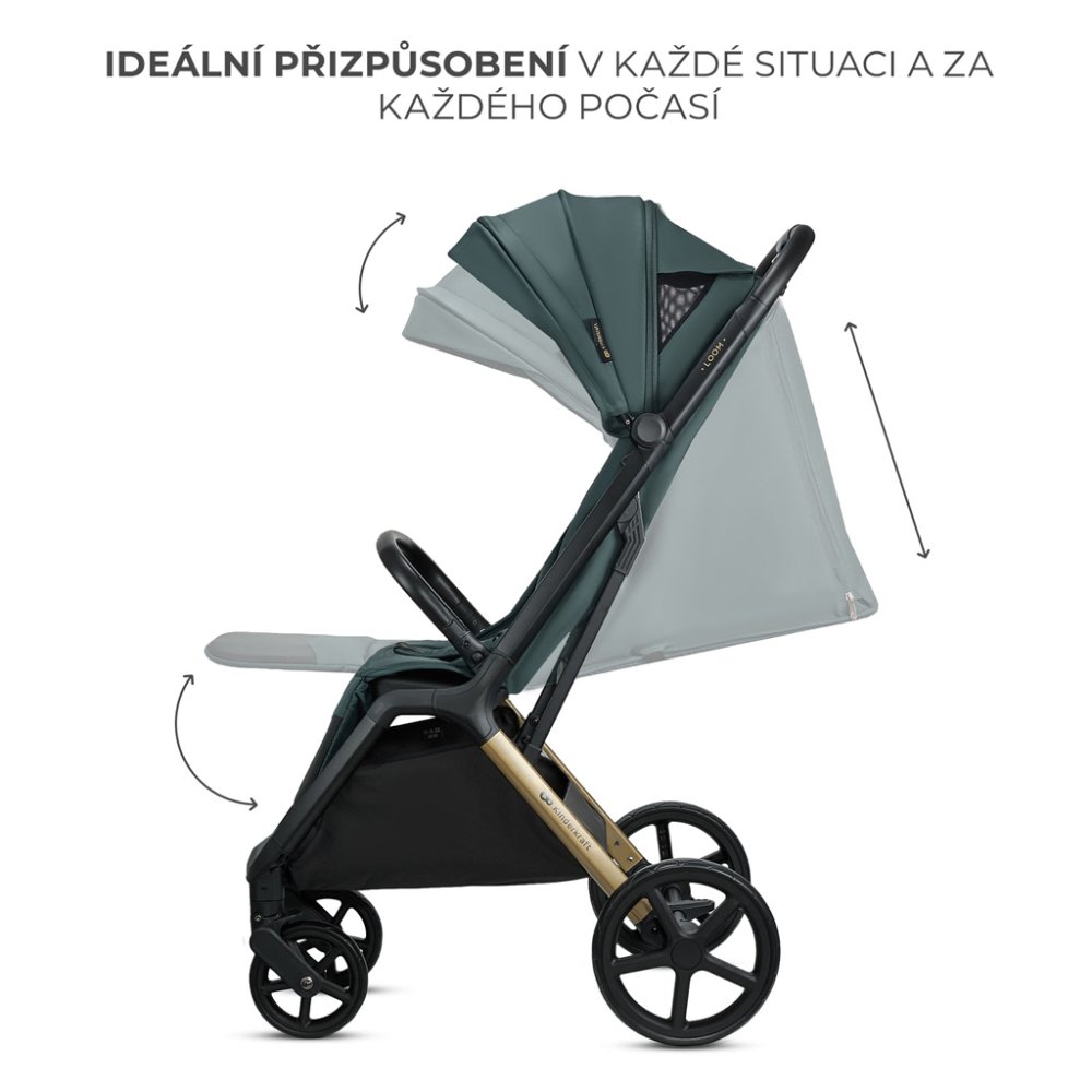 Poussette sport KINDERKRAFT Loom Green – Image 6