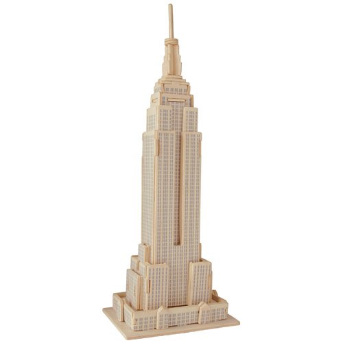 Woodcraft Puzzle 3D in legno Empire State Building