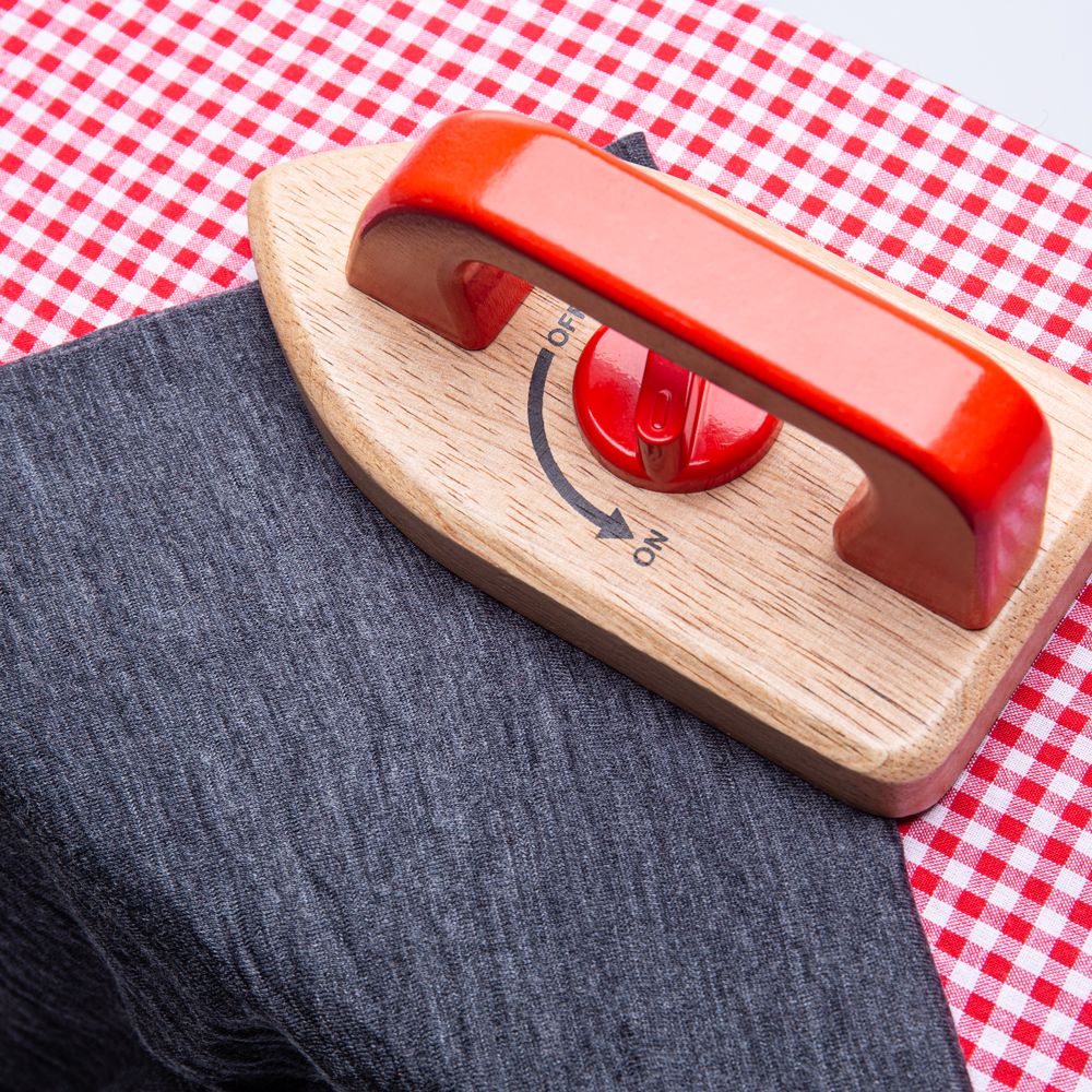 Bigjigs Toys Drewniana deska do prasowania z żelazkiem - obrazek 5