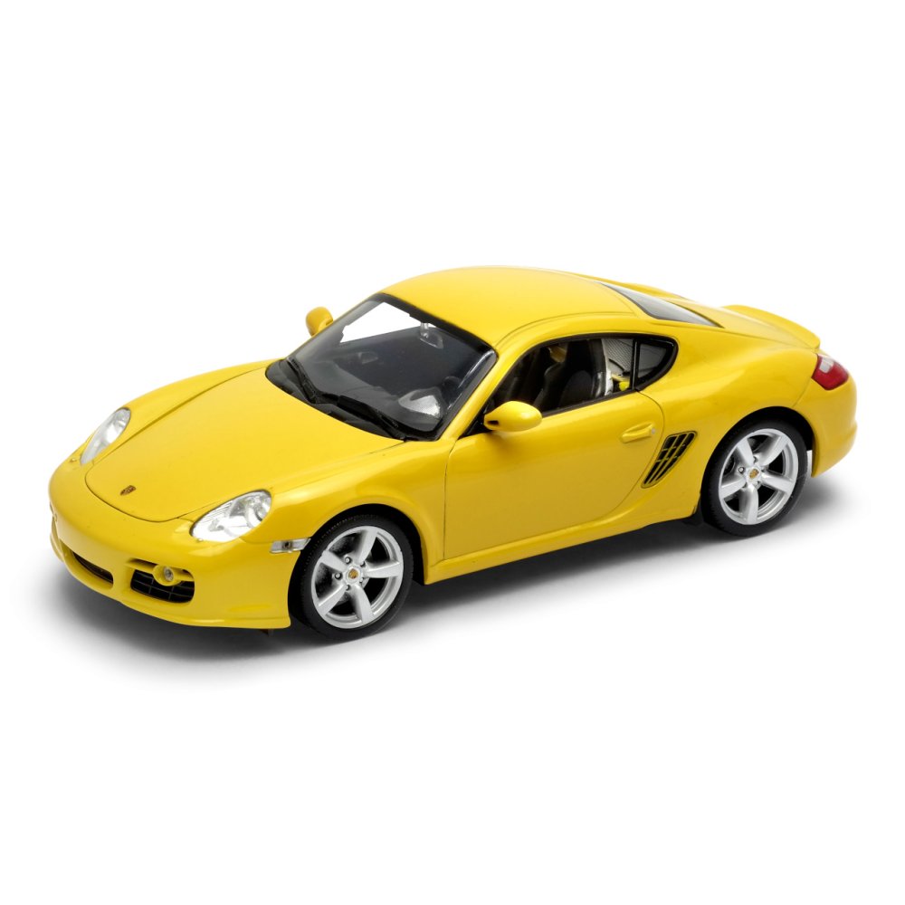 Welly Porsche Cayman S 1:24 amarillo