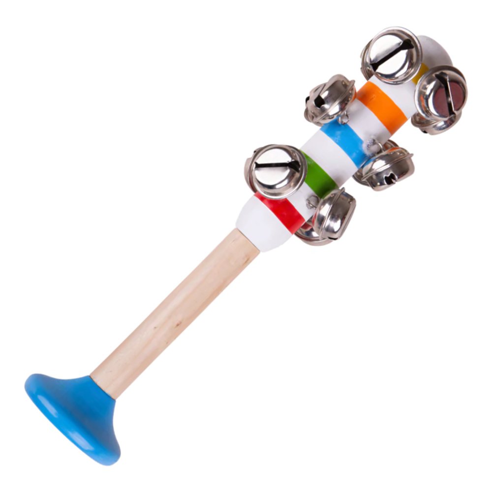 Bigjigs Toys Schellen gestreift 1Stk blau