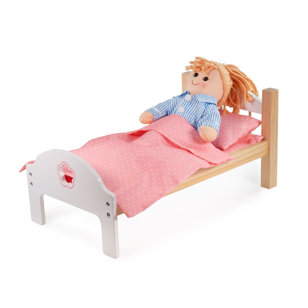 Bigjigs Toys Holzpuppenbett – Bild 3