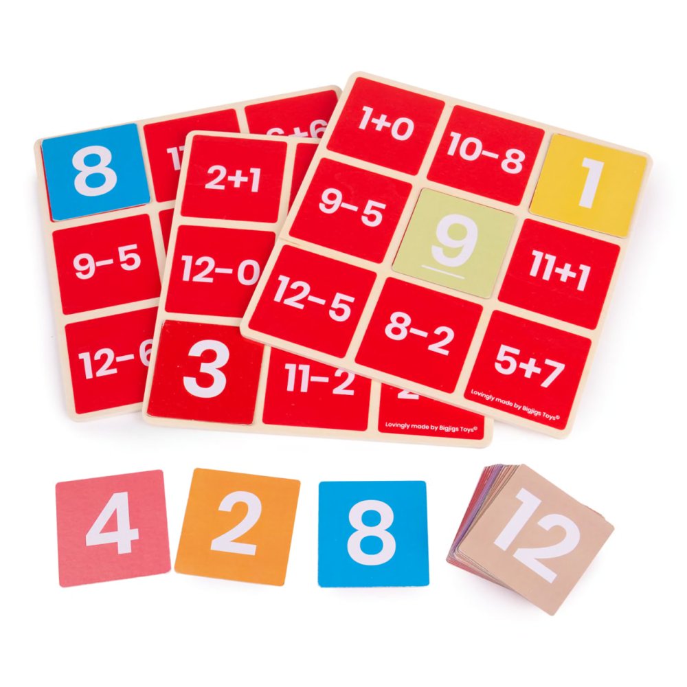Bigjigs Toys Mathe-Bingo Addition und Subtraktion