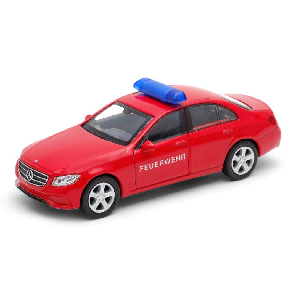 Welly Mercedes-Benz Clase E (2016) 1:34 con baliza - servicio de bomberos