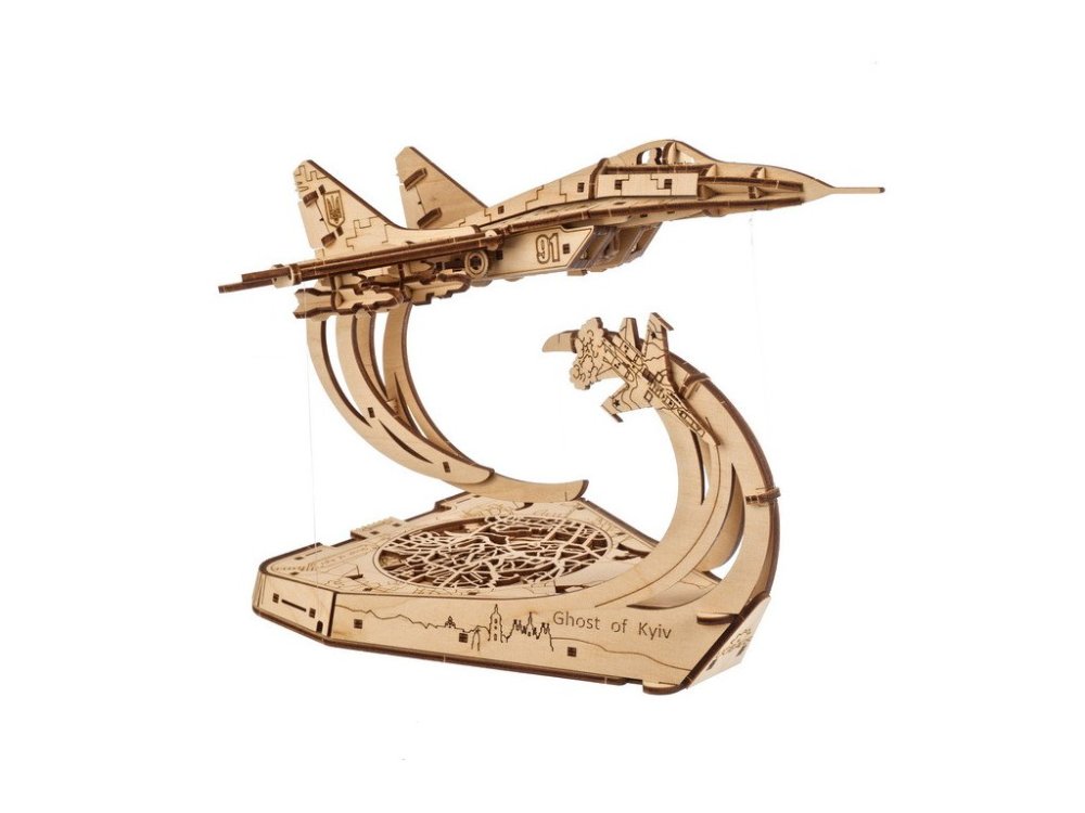 Ugears Drewniane Puzzle Mechaniczne 3D Duch Kijowa