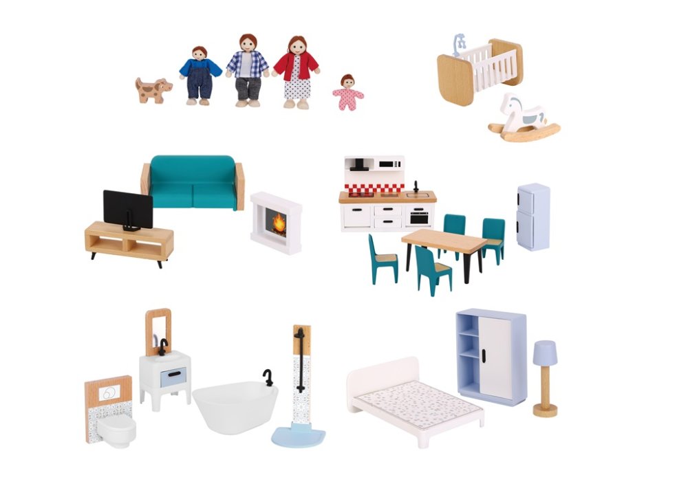 2Kids Toys Barbora babaház tartozékokkal - Image 6