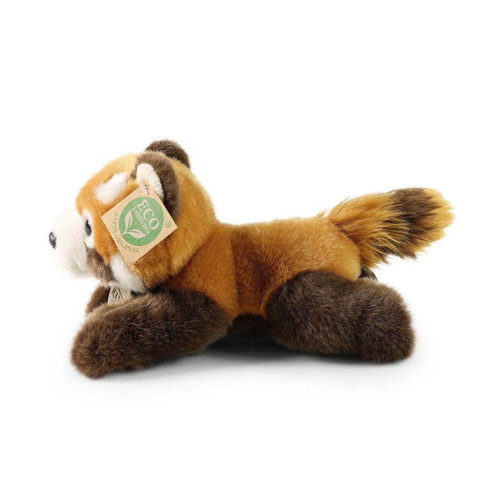 Rappa Panda rossa di peluche sdraiata 20 cm ECO-FRIENDLY - immagine 3