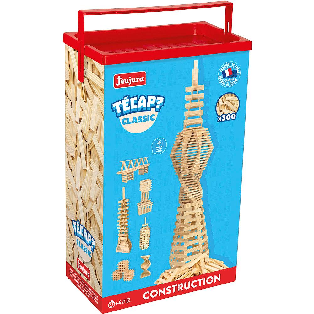 Jeujura Jeu de construction en bois Técap Classic 300 pièces