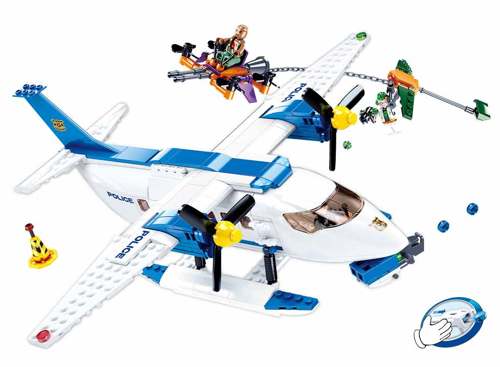 Sluban Polizei M38-B0826 Wasserflugzeug und Diebe