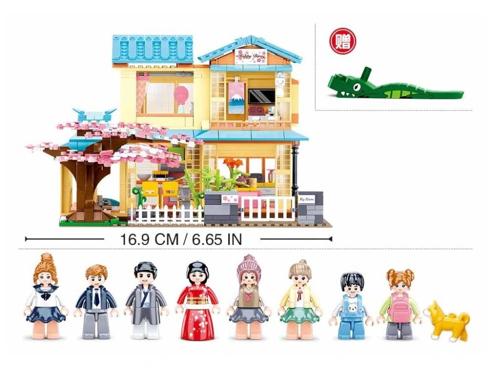 Sluban Girls Dream M38-B1017 Haus mit Sakura – Bild 3