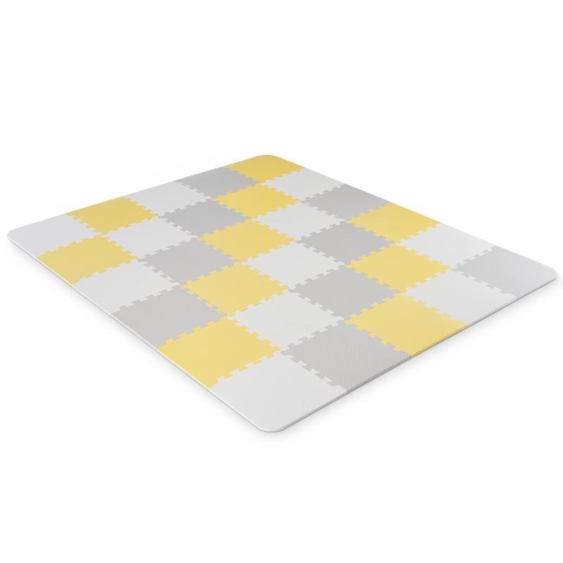 KINDERKRAFT Alfombra puzle de espuma Luno 150 x 180 cm Yellow, 30 piezas - Imagen 6