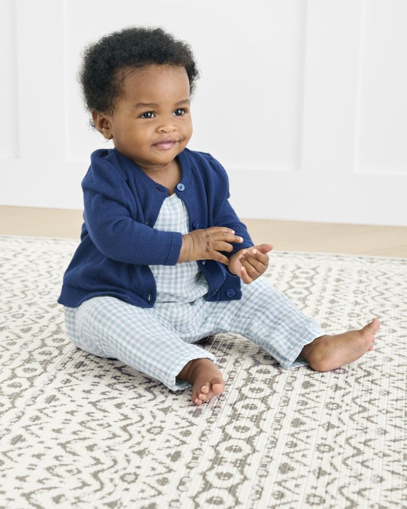 SKIP HOP PVC- és BPA-mentes játszószőnyeg 218x132cm Boho Beige 0m+ - Image 4