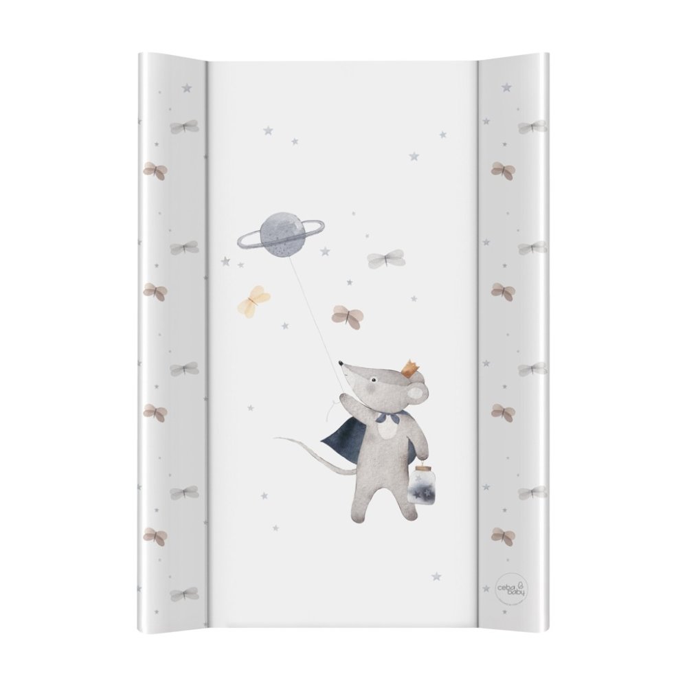 CEBA BABY Cambiador de 2 lados con tablero rígido (50x70) Ultra Light Cosmic Mouse