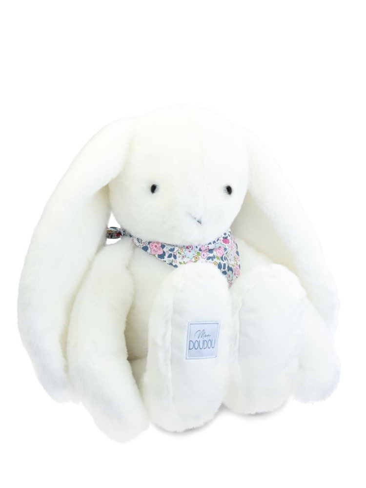 Doudou Plüss nyuszi XXL sállal fehér 50 cm - Image 4
