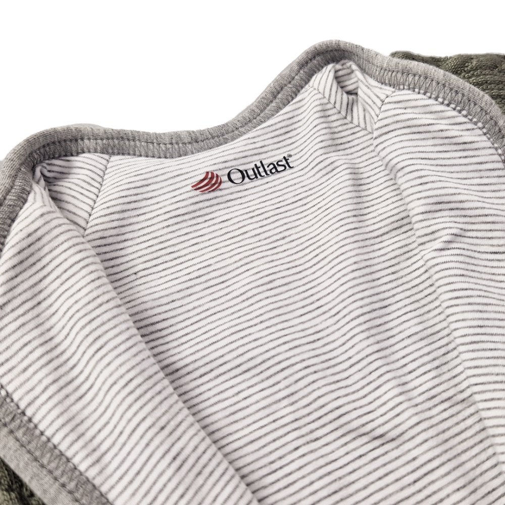 Veste doublée Outlast® - mousse/rayure chiné blanc gris 62-68 – Image 4