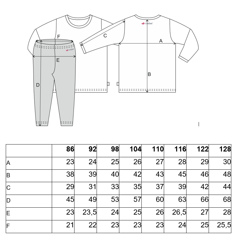 Pyjama DR Outlast® - rayure rose bordeaux/chiné gris 122 – Image 6