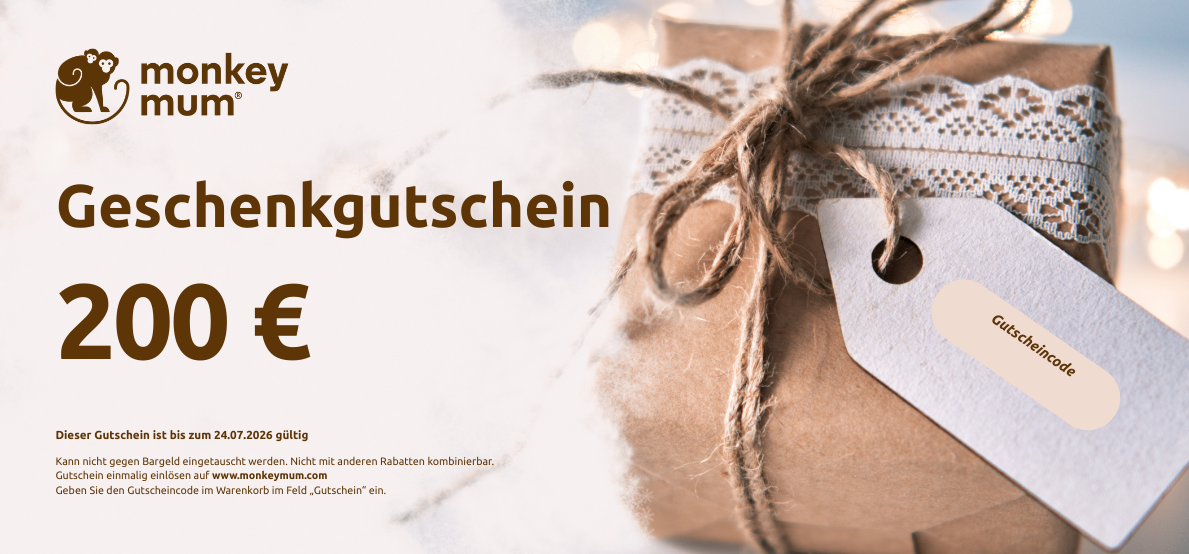Geschenkgutschein im Wert von 200 EUR Natürlich