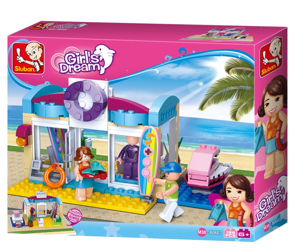 Sluban Girls Dream Holidays M38-B0603 Obchod pro vodní sporty (obrázek 5)
