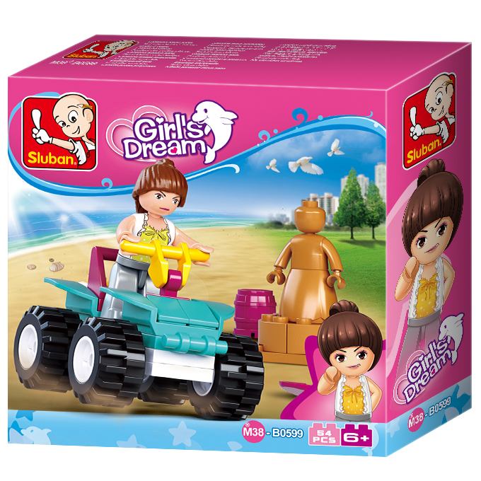 Sluban Girls Dream Holidays M38-B0599 Plážová čtyřkolka (obrázek 3)