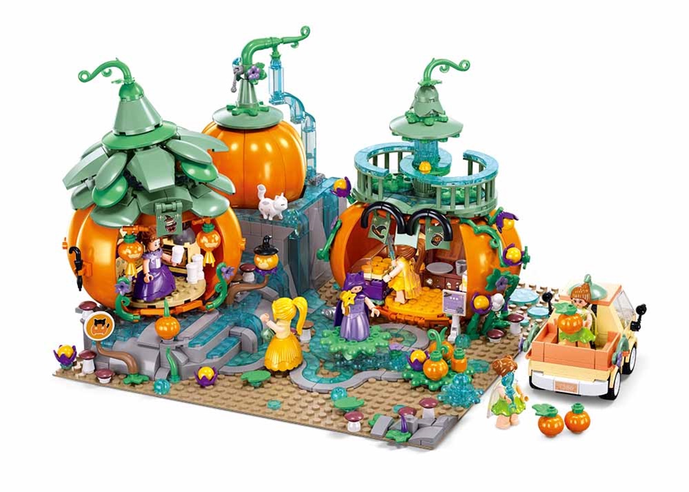 Sluban Girls Dream Pumpkin M38-B1177 Kouzelná dýňová vesnička (obrázek 5)
