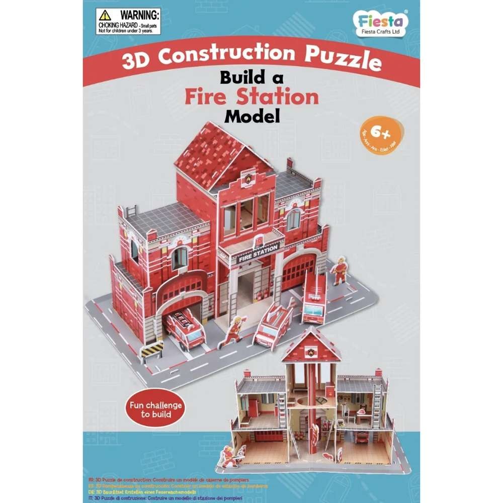 Fiesta Crafts 3D skládačka Hasičská stanice