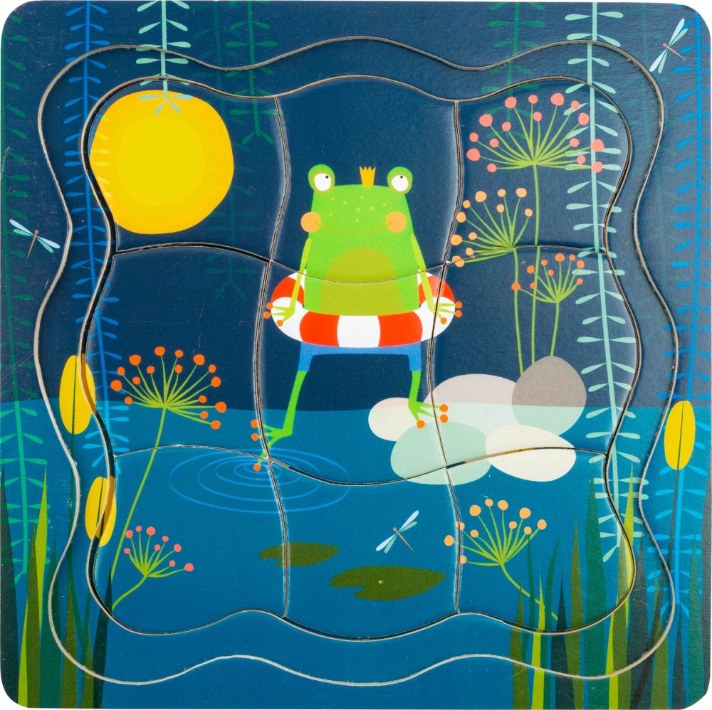 small foot Vrstvené puzzle princ žabák (obrázek 4)