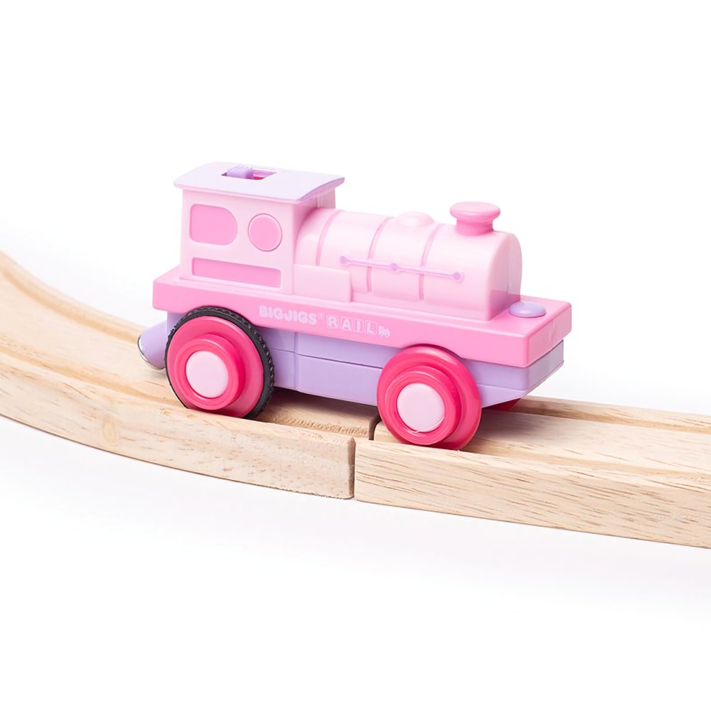 Bigjigs Rail Elektrická lokomotiva Silná růžovka (obrázek 3)