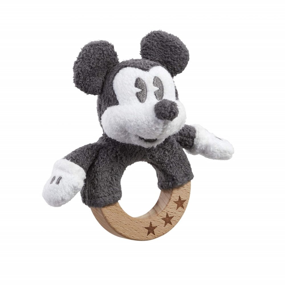 Rainbow Dřevěné/plyšové chrastítko Mickey Mouse (obrázek 4)