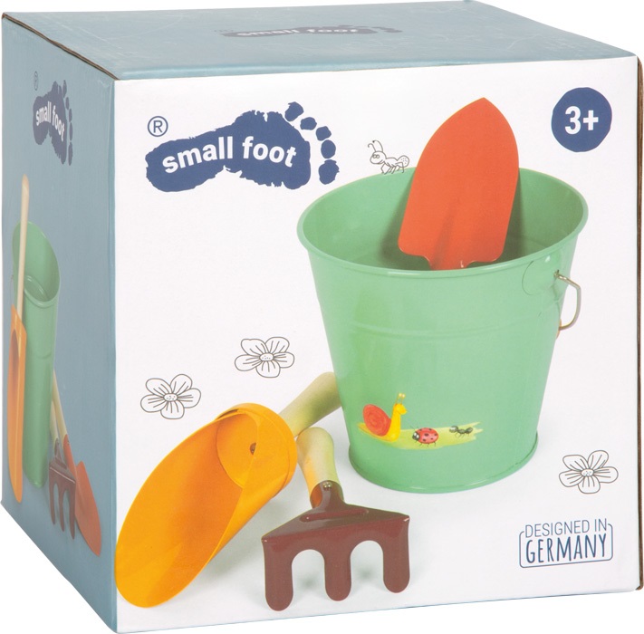small foot Sada zahradního nářadí s kbelíkem Tiny Garden (obrázek 4)