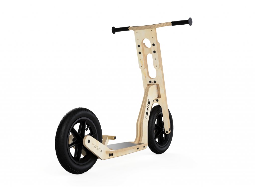 Trettroller RePello - Modell A - Naturell