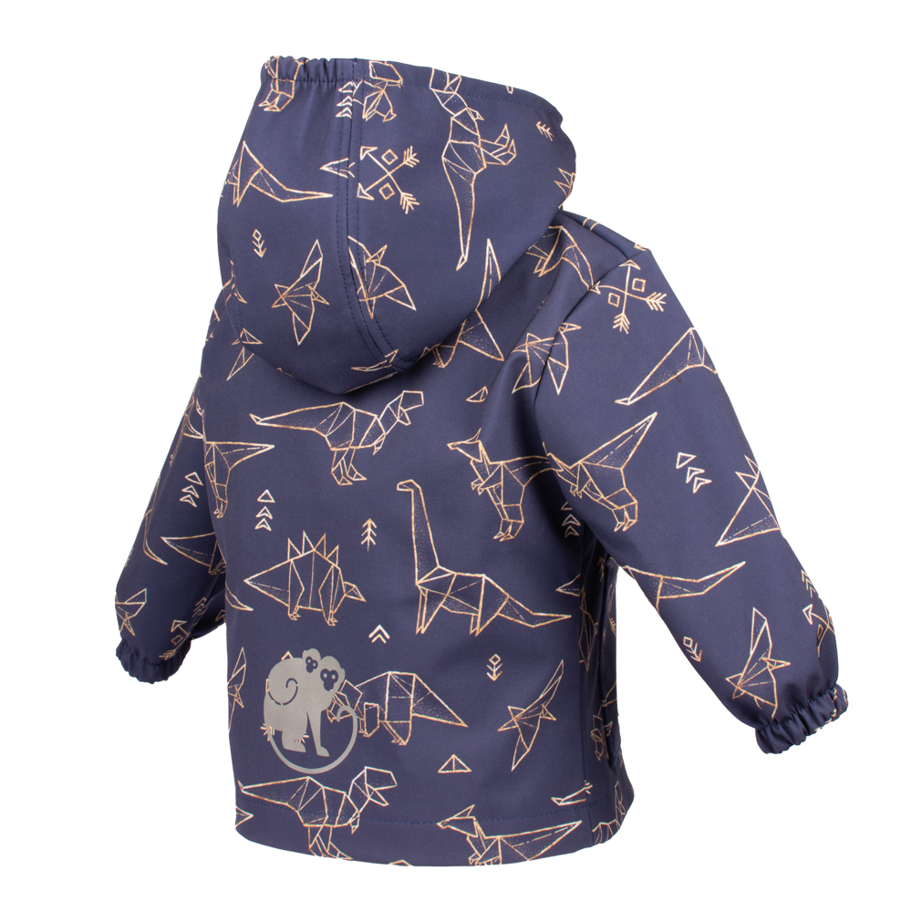 Monkey Mum® Softshell Baby Jacket With Membrane - Dinosaur Constellation 86/92,Monkey Mum® Softshell Baby Jacket With Membrane - Dinosaur Constellatio