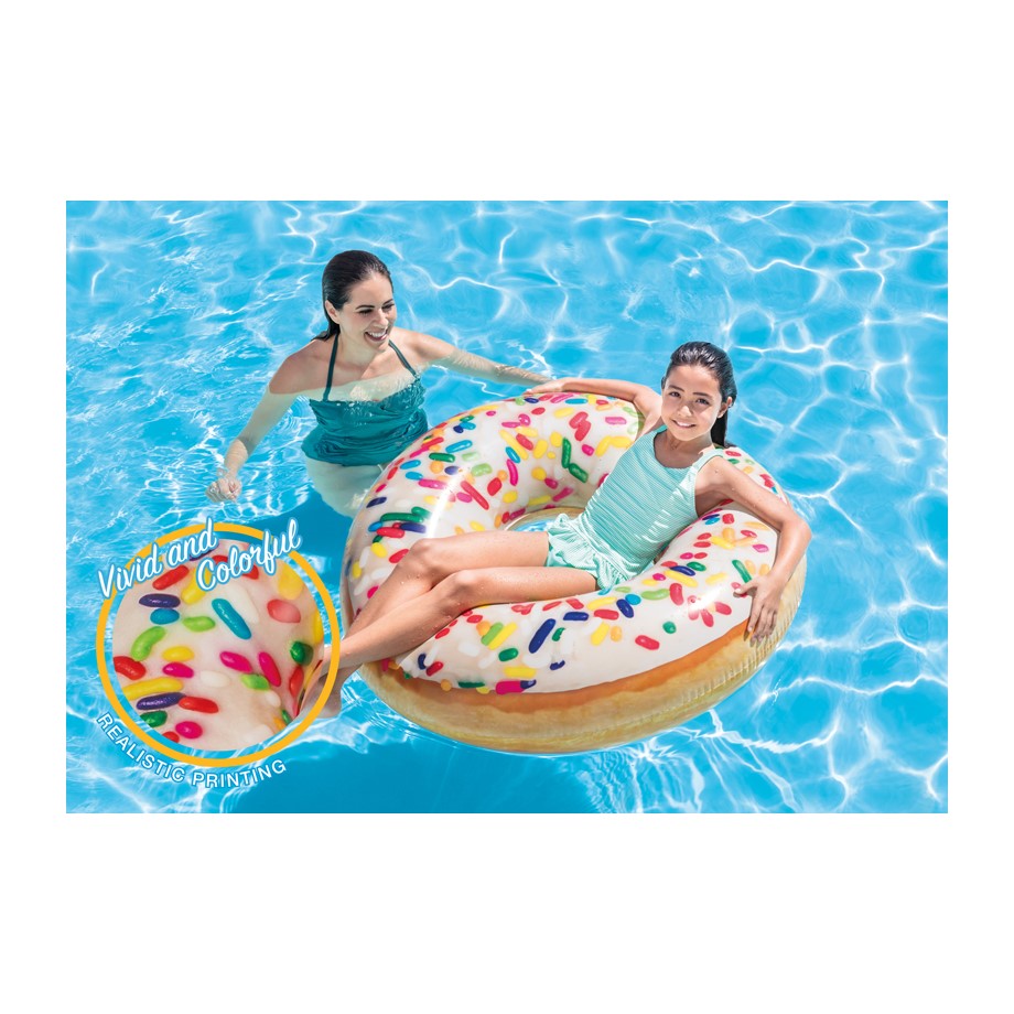 INTEX Aufblasbarer Donut-Kreis 114 Cm, Ab 9 Jahren