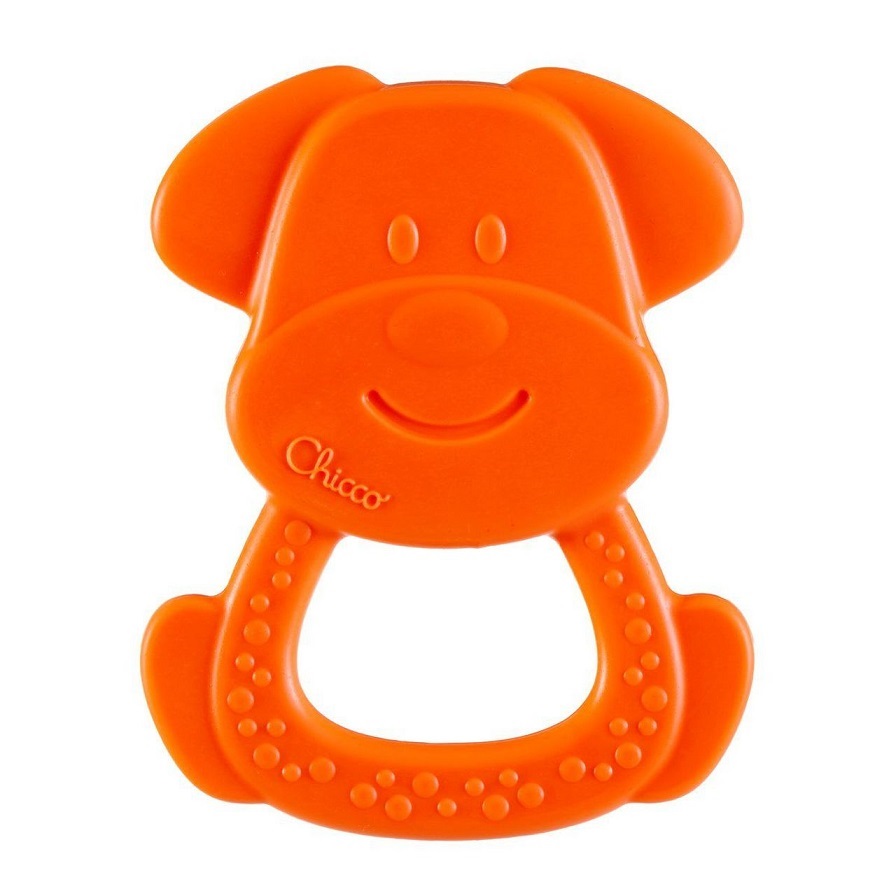 CHICCO Bijtring Eco+ Hond Charlie Oranje 3m+