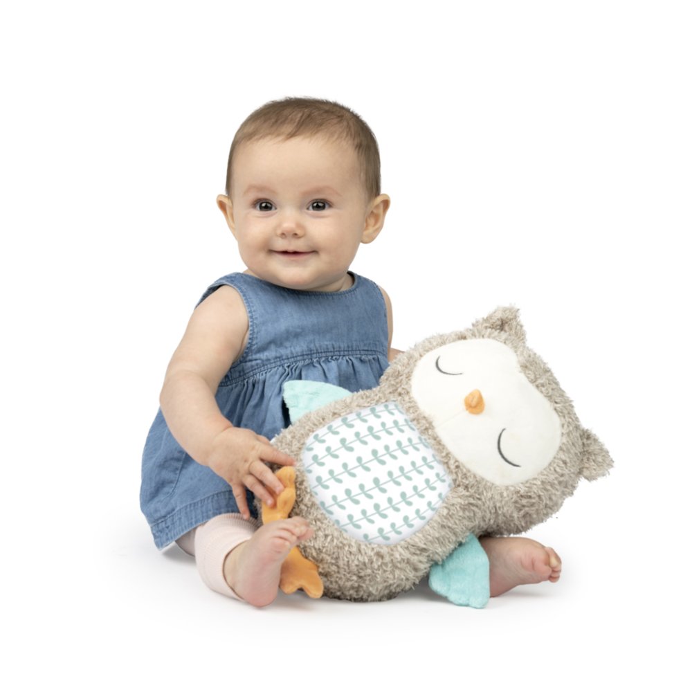 INGENUITY Hibou Musical Nally™ En Peluche Avec Bluetooth 0 Mois+