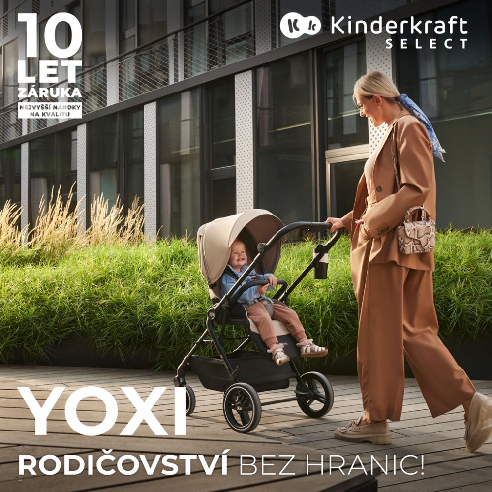 KINDERKRAFT SELECT Passeggino Sportivo Yoxi Sand Beige