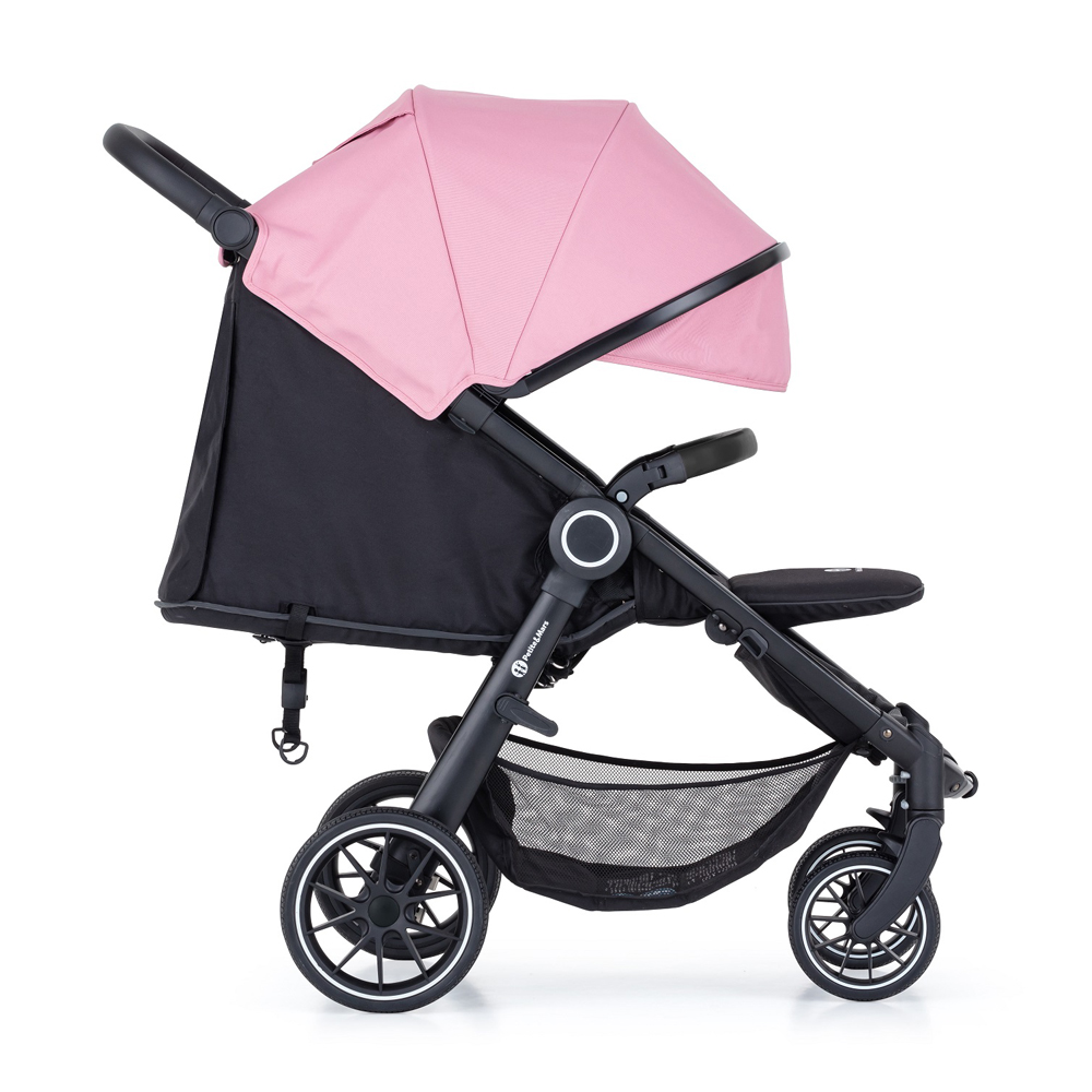 PETITE&MARS Barnvagn Street+ RWS Black Rose Pink Komplett