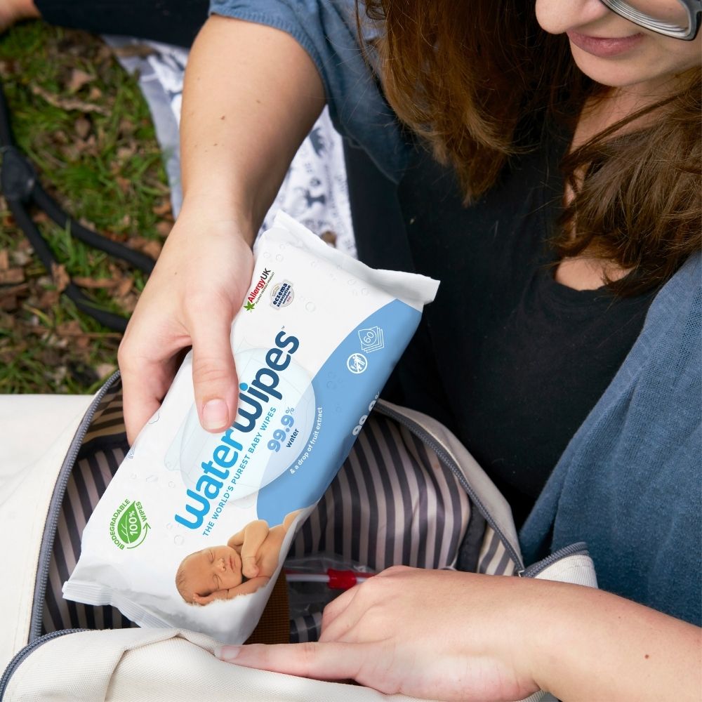 WATERWIPES Plastic-free Wet Wipes 28 Pcs