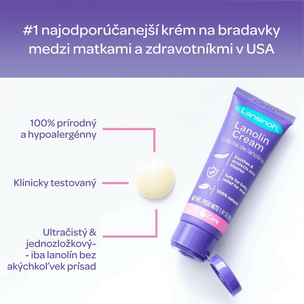 LANSINOH HPA® Krém Na Bradavky Lanolínový 40 Ml