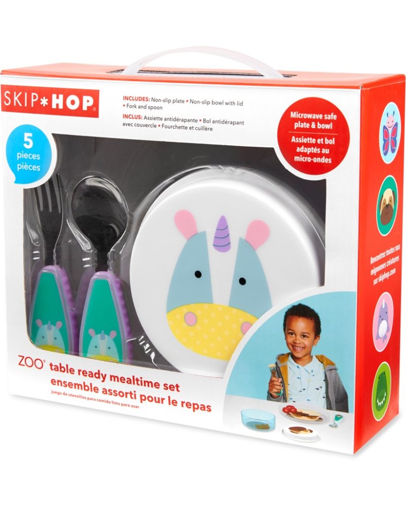 SKIP HOP Zoo Ensemble de repas 5 pcs Licorne 12m+