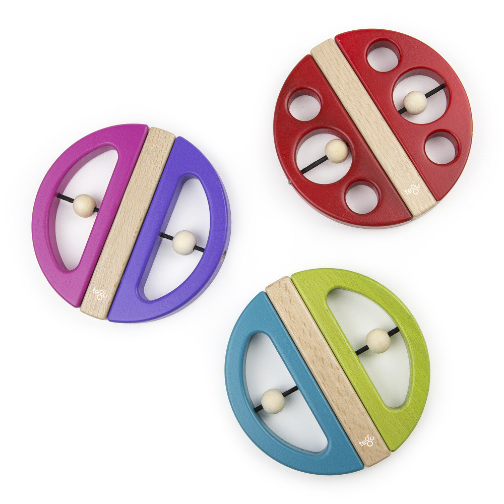 Magnetic Toy TEGU - Swivel Bug - Pink & Purple