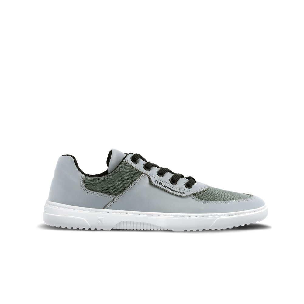 Barefoot Tenisky Barebarics Bravo - Grey & White 37 Grey