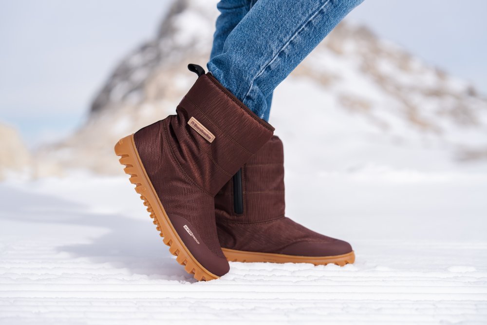 Zimní Barefoot Boty Barebarics PolarStride - Copper Brown 43 Brown