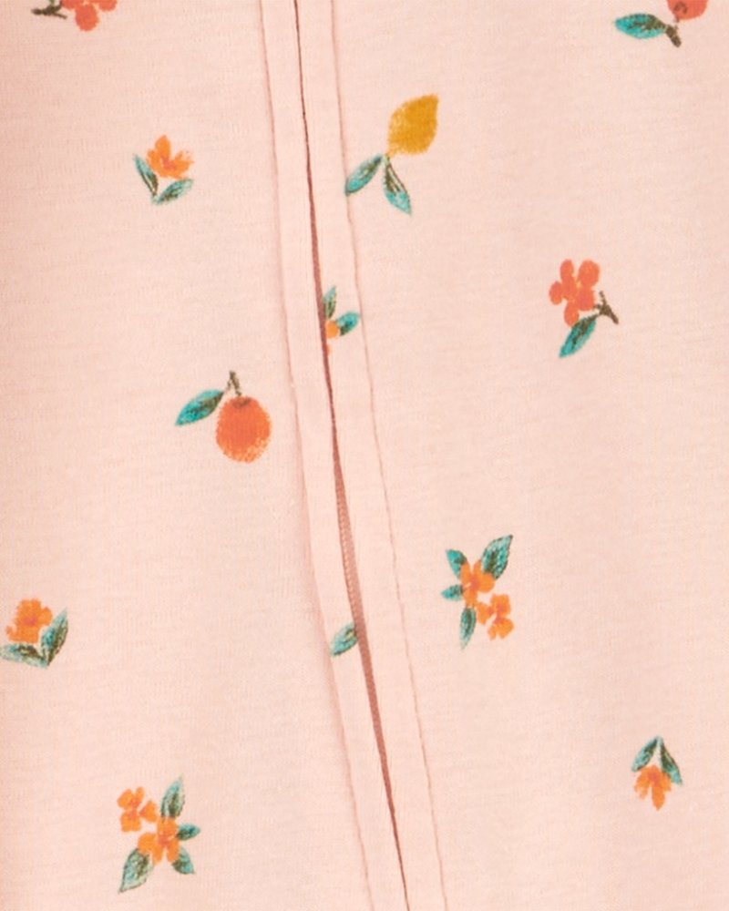 Ensemble 3 pièces combinaison CARTER'S, body, short manche, leggings Rose Fruit/Fleuri fille 9m/taille. 74 – Image 4
