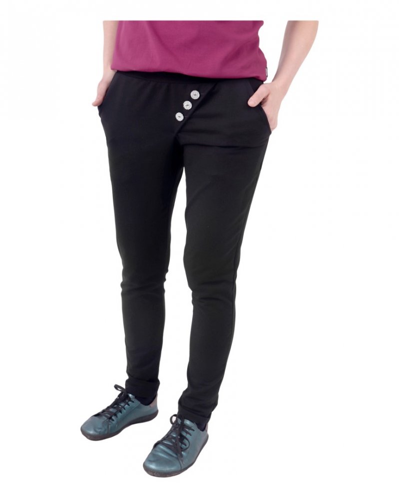 Pantaloni da tuta da donna, pantaloni da tuta Karin, nero 36