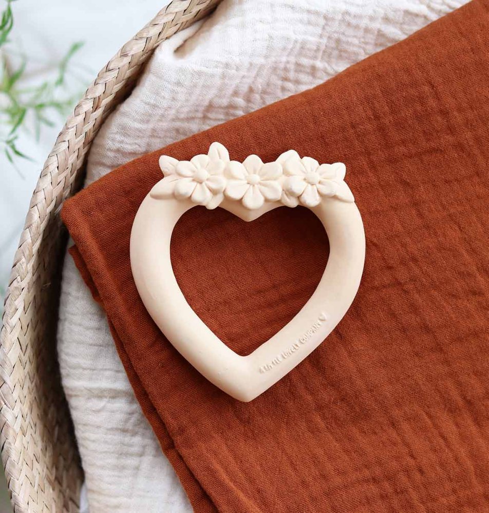 A Little Lovely Company - massaggiagengive in caucciù - cuore - immagine 5