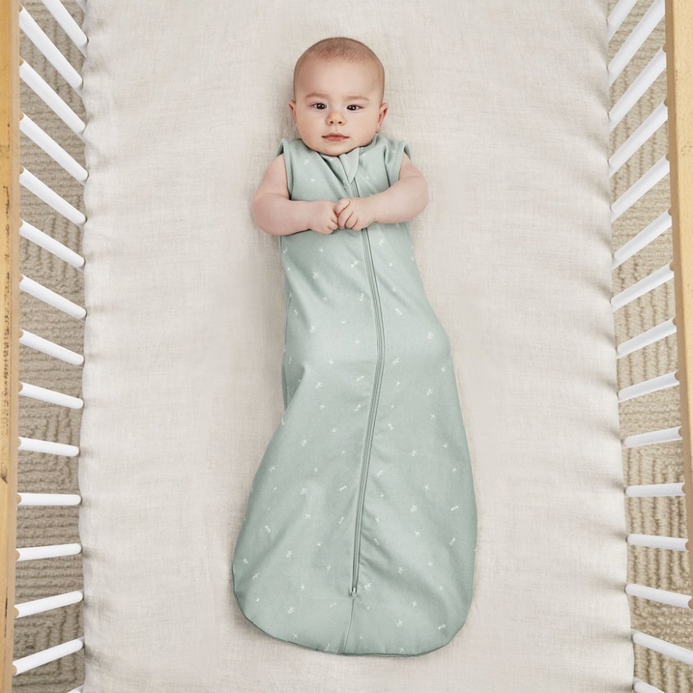ERGOPOUCH Sac de couchage en coton biologique Jersey Sauge 3-12 m, 6-10 kg, 0,2 tog – Image 3
