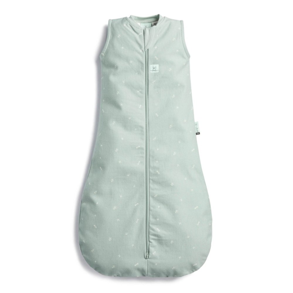 ERGOPOUCH Sac de couchage en coton biologique Jersey Sauge 8-24 m, 8-14 kg, 0,2 tog