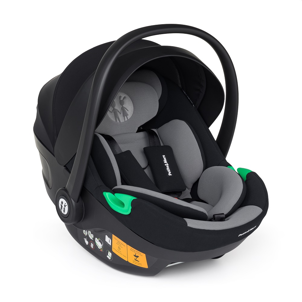 PETITE&MARS Siège auto Core Pro i-Size Black Grey 40-87cm (0-13 kg)
